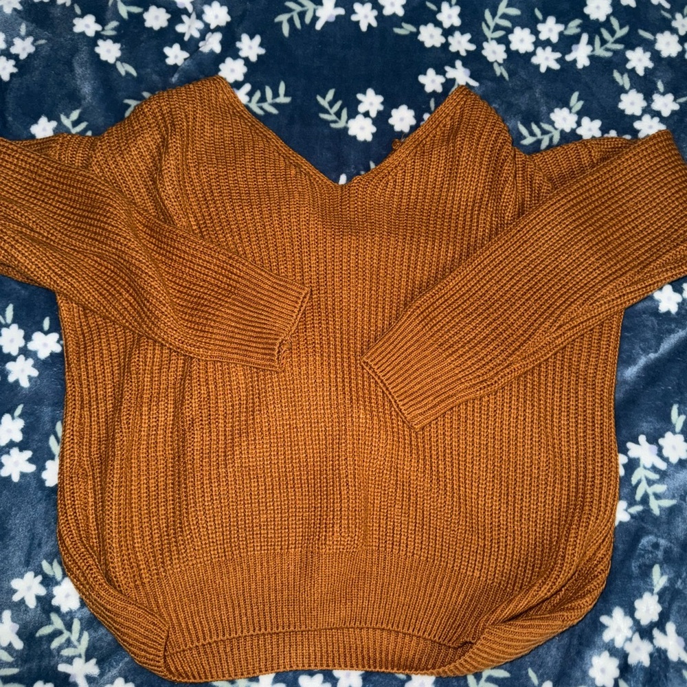 Women's Dark Orange Sweater